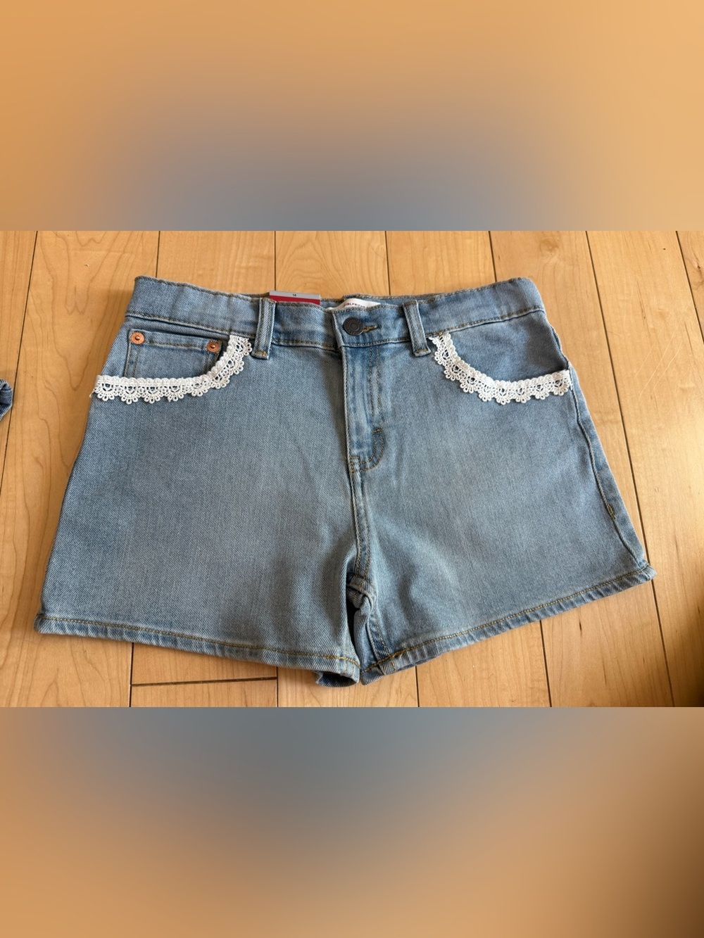 Levi's Girl’s Blue Denim Shorts